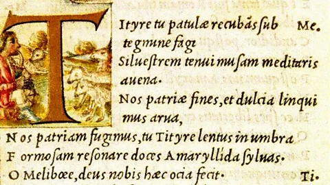 History and Art Collection/Alamy Italics took less space on the page than Gothic characters, allowing Manutius to print books that were smaller and more affordable (Credit: History and Art Collection/Alamy)
