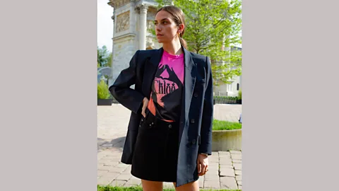 Farfetch Blogger Erika Boldrin is a fan of the mini – the garment is part of a new way of dressing, according to luxury platform Farfetch (Credit: Farfetch)