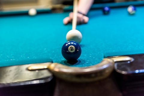 Photograph of a pool ball