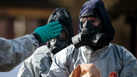 Getty Images The recent Novichok poisonings in Salisbury, UK, have focused many minds on just how relevant the risk posed by chemical weapons still is (Credit: Getty Images)