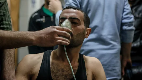 Getty Images The bitter conflict in Syria has seen several reports of attacks using chemical weapons that have claimed dozens of civilian lives (Credit: Getty Images)