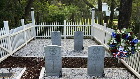 Brian Carlton Today, a small patch of land on Ocracoke Island where four English sailors are buried is permanently leased to Britain (Credit: Brian Carlton)