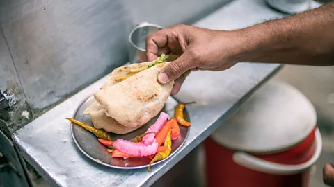 Hamada Elrasam Served with aish baladi flatbread, taameya is often hailed by food lovers as the best falafel in the world (Credit: Hamada Elrasam)