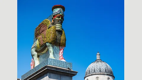 Michael Rakowitz/Alamy The Invisible Enemy Should Not Exist Fourth Plinth, 2018, is created from 10,500 empty Iraqi date syrup cans (Credit: Michael Rakowitz/Alamy)