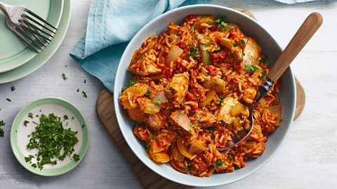 Get the recipe for microwave jambalaya