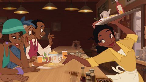 Tiana in the Princess and the Frog