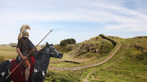 Roman on horseback