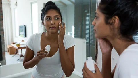 Getty Images A woman would have to apply sunscreen daily for 34 to 277 years to achieve the same amount of oxybenzone that was administered to rats in one study (Credit: Getty Images)