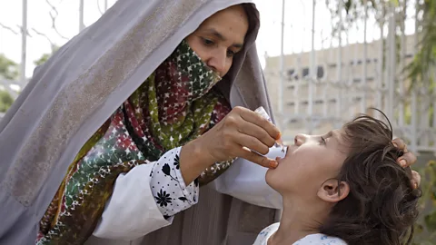 Getty Images The polio vaccine now saves the lives of millions around the world, but some of the work to develop it was ethically questionable  (Credit: Getty Images)