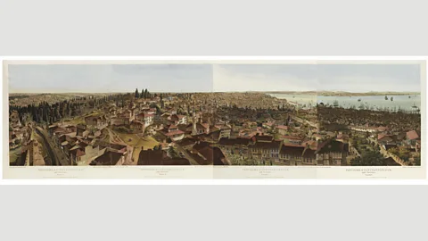 Alamy In April 1819, when he was writing Ode on Indolence, Keats visited a revolving painting known as the Panorama by Henry Aston Barker, who also made this one of Constantinople
