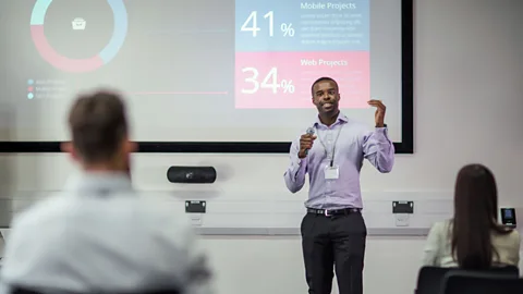 Alamy "You have to have a profile and look really wealthy and look awesome on panels when you’ve slept two hours the night before" – Laura Moore, millennial founder (Credit: Alamy)