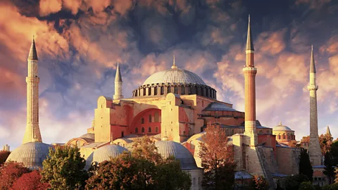 Getty Images The Hagia Sophia in Istanbul, Turkey, alters the sound produced inside its walls so profoundly that it is capable of 'conjuring up the divine' (Credit: Getty Images)