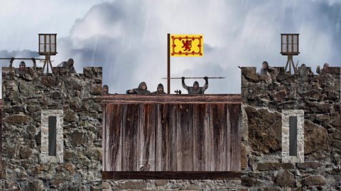 What was life like in a castle under siege?