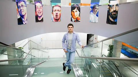 Ruslan Abrayev Ruslan Abrayev, 32, runs EDUCLOUD, an education startup in Kazakhstan. He abandoned a career his parents wanted for him after 10 years (Credit: Ruslan Abrayev)