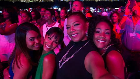 Universal Pictures The Guardian called Girl’s Trip “a foul-mouthed yet warm-hearted film” (Credit: Universal Pictures)