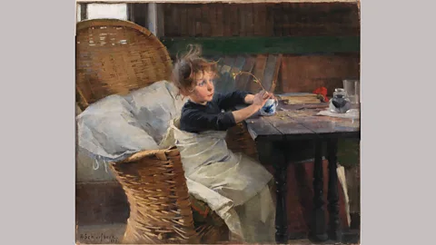 Finnish National Gallery / Ateneum Art Museum/ Yehia Eweis Helene Schjerfbeck, The Convalescent, 1888. One of her most celebrated works, this was painted in St Ives, Cornwall