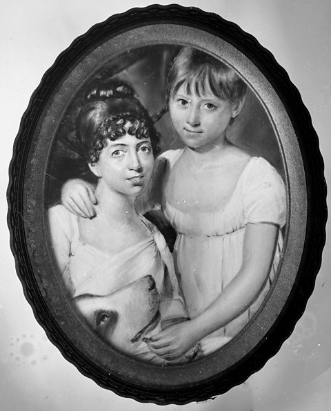 Painting of Mary Ann McCracken and her niece