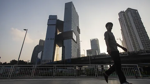Getty Images Shenzhen, China in 2016. GDP has long been the indicator for national success, but degrowthers push for alternative measurements, like quality of life (Credit: Getty Images)