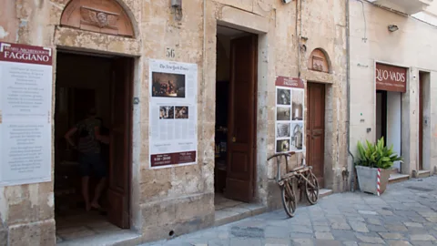 Davide Faggiano Faggiano opened an archaeological museum to house some of the 5,000 artefacts that were discovered (Credit: Davide Faggiano)