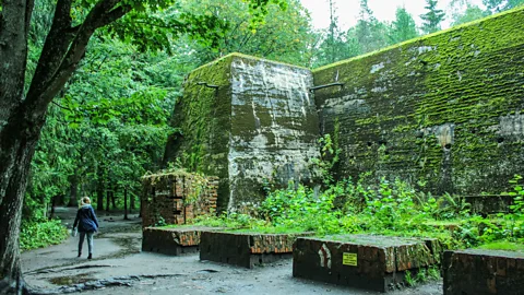 Getty Images The Wolf’s Lair was where Margot Wölk, whose story the play is imagined from, lived as a taster (Credit: Getty Images)
