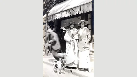 Ville de Deauville Coco Chanel (on the right) and friend at French resort Deauville (Credit: Ville de Deauville)