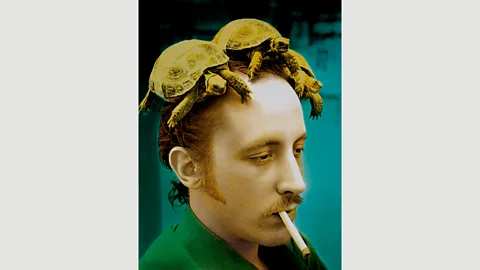 Courtesy of the artist Peluquería – Ouka Leele’s photos feel like a cross between mid-period Salvador Dalí and 1960s Robert Rauschenberg screen prints (Credit: Courtesy of the artist)