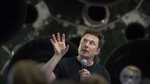 Getty Images Elon Musk’s SpaceX Starlink programme plans to launch internet-beaming satellites, and started doing so in May (Credit: Getty Images)