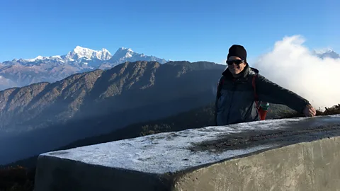 Eames Demetrios Eames Demetrios, the project’s ‘Geographer-at-Large’, has installed markers in 29 countries, from Chile to Nepal (Credit: Eames Demetrios)