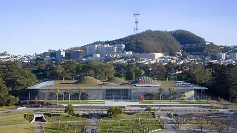 Cody Andresen The intriguing design of the California Academy of Sciences is built to promote cooling air movement around the building (Credit: Cody Andresen)