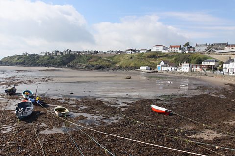 A' chladach  ann an Ceann Gronn, Fìobha