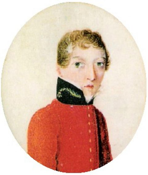 A portrait of James Barry when young