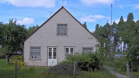 Susanna Zaraysky As an infant, the author's extended family used to gather at this summer garden in present-day Lithuania (Credit: Susanna Zaraysky)
