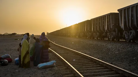 Novarc Images/Alamy The train is a lifeline for many of Mauritania’s remote desert communities (Credit: Novarc Images/Alamy)