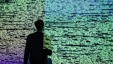 Getty Images Some believe that these invisible workers are just filling a gap until AI do their jobs (Credit: Getty Images)