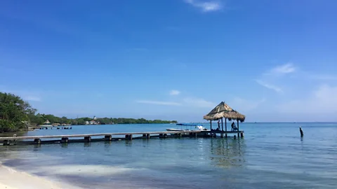 Victoria Stunt The San José is said to be located close to the Rosario Islands, a tropical archipelago and national park 40km from Cartagena (Credit: Victoria Stunt)