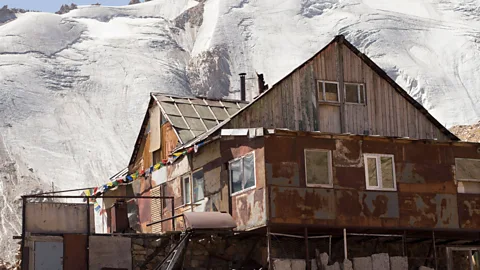 Audrius Stonys Lithuanian scientist Aušra Revutaite has lived in a remote outpost in Kazakhstan’s Tian Shan mountain range for more than 30 years (Credit: Audrius Stonys)