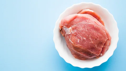 Getty Images Cholesterol is found in animal products like beef as well as eggs (Credit: Getty Images)