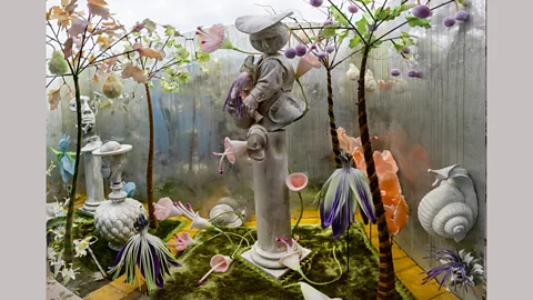 Victoria and Albert Museum, London Art director Shona Heath’s set design of a secret garden for Box of Delights (Credit: Victoria and Albert Museum, London)