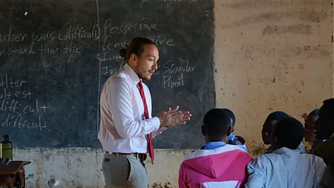 Brandalyn Bickner After time in the Peace Corps in Kasungu, Malawi, Chase Morgan, 30, is passing on having biological children due to carbon-impact and climate concerns (Credit: Brandalyn Bickner)