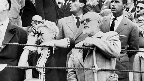 Getty Images Author Ernest Hemingway watches a bullfight (Credit: Getty Images)