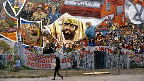 Luc Novovitch/Alamy Today, Castro is still beloved in much of Harlem and by some New Yorkers (Credit: Luc Novovitch/Alamy)