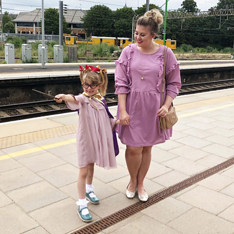 Louise Pentland and daughter