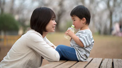 Getty Images For child development, back-and-forth conversation – not merely ive hearing – is what matters most (Credit: Getty Images)