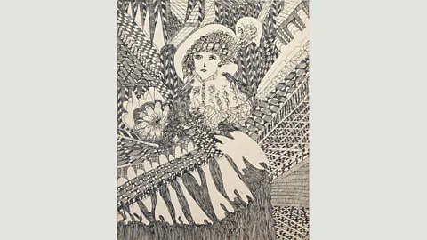 The Gallery of Everything Untitled ink on paper by Madge Gill (Credit: The Gallery of Everything)