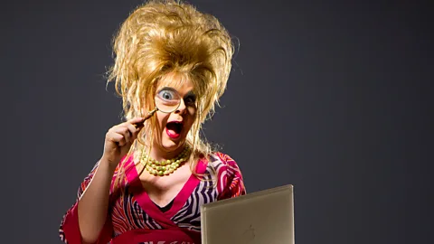 Stuart Rayner As queen Gale Force, performer and academic Dr Mark Edward has used drag to explore ageing and working-class culture (Credit: Stuart Rayner)