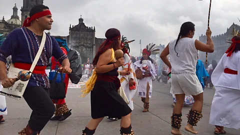 Susannah Rigg Nearly 700 years later, some Mexicans still celebrate the founding of the ancient Mexica capital, Tenochtitlán (Credit: Susannah Rigg)