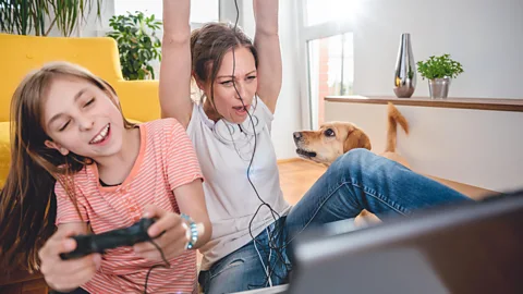 Alamy One study showed that trash talk can be off-putting in friendly competitive settings like playing video games (Credit: Alamy)