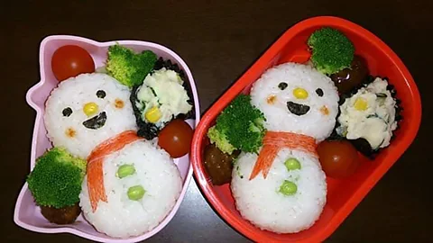 Back-to-School Bento Box with White Rice