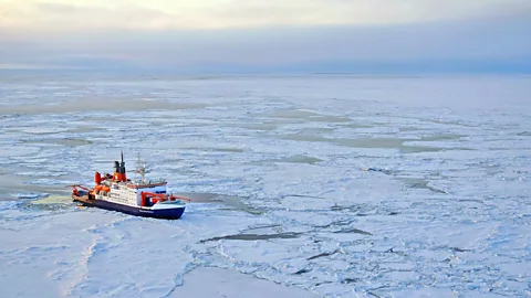 The polar voyage being threatened by thin ice