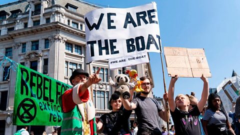 Extinction Rebellion protest in London